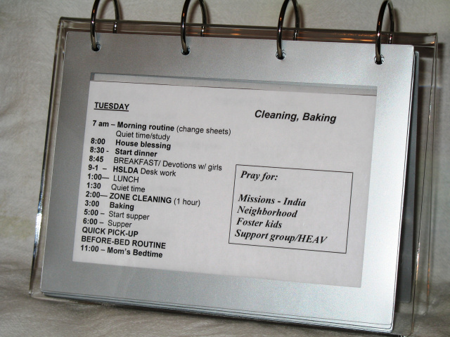 Flip Chart -- Everyday Homemaking