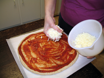 Homemade Pizza (step 5) -- Everyday Homemaking